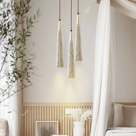 Nisu Home Pendant Light with Tassel Design, Ideal for Modern Home Decor