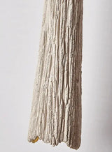 Nisu Home Pendant Light with a textured wood design for a rustic aesthetic in home decor