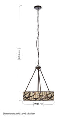 Orsina Pendant Light with intricate design, perfect for adding elegance to any room