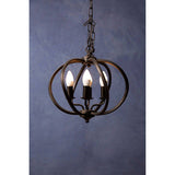 Aspen Matt Black Iron Pendant Light Orsina