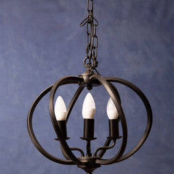 Aspen Matt Black Iron Pendant Light Orsina
