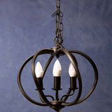 Aspen Matt Black Iron Pendant Light Orsina