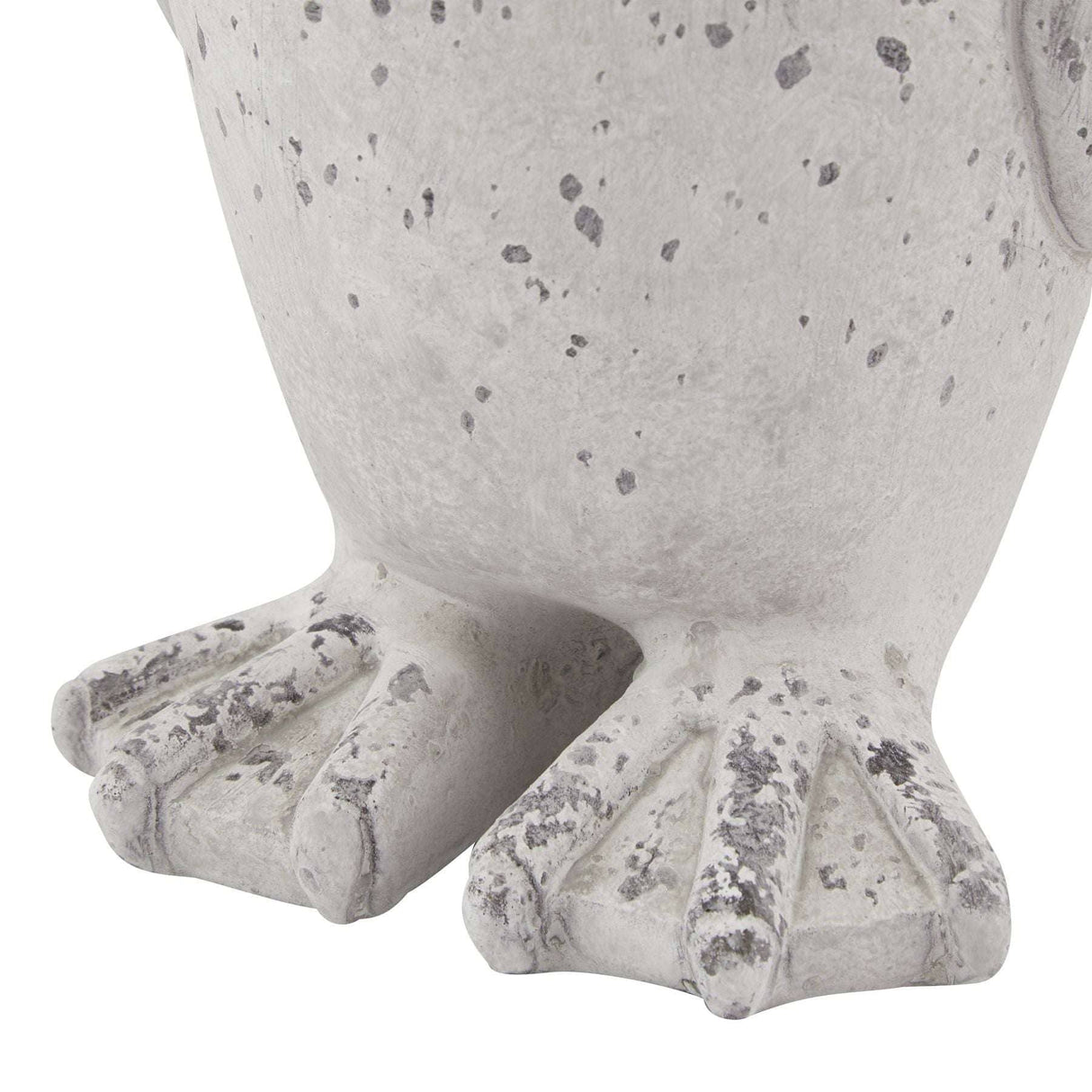 Medium Grey Stone Effect Penguin Statue Shades 4 Seasons