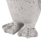 Medium Grey Stone Effect Penguin Statue Shades 4 Seasons