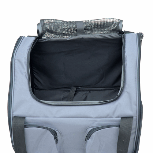Pets Carrier Folding Bag Car Seat Cat Dog Puppy Portable Travel Cage Mesh Holder Pawhut