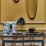 Orsina decorative photo frame displayed on a stylish surface with agate and gold accents