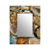 Orsina Photo Frame with a Unique Geode Design and Reflective Surface for Stylish Home Decor