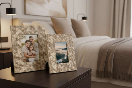 Orsina Photo Frame Set with Geometric Patterns for Stylish Home Decor