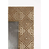 Orsina Photo Frame with an intricate geometric pattern in earthy tones for stylish decor