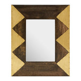 Orsina Photo Frame in Dark Wood with Gold Metal Accent Design for Elegant Decor