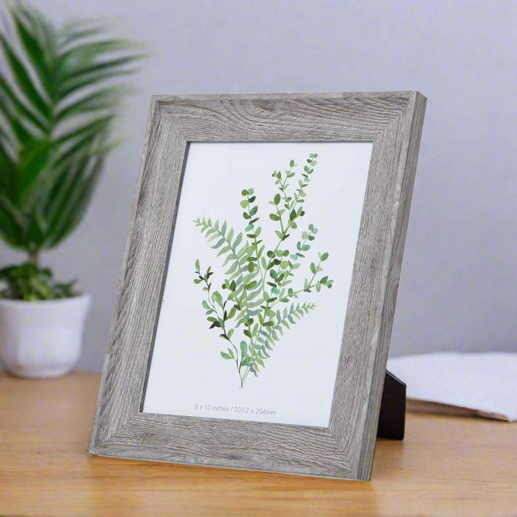 Shades 4 Seasons Rustic Photo Frame for Stylish Decor GREY WOOD Shades 4 Seasons