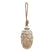 Antique White Wash Small Pine Cone Bauble BROWN WOOD Shades 4 Seasons