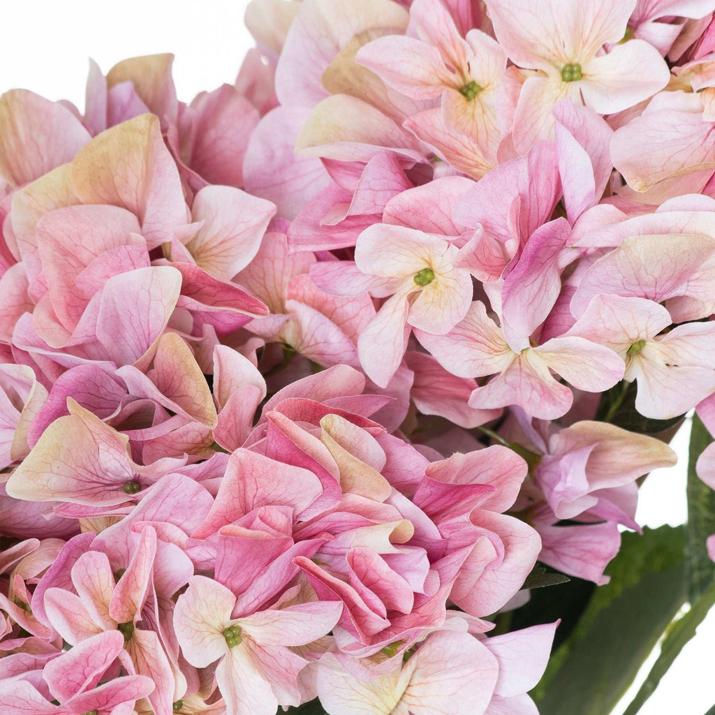 Shades 4 Seasons Pink Hydrangea Artificial Flower Stem Shades 4 Seasons