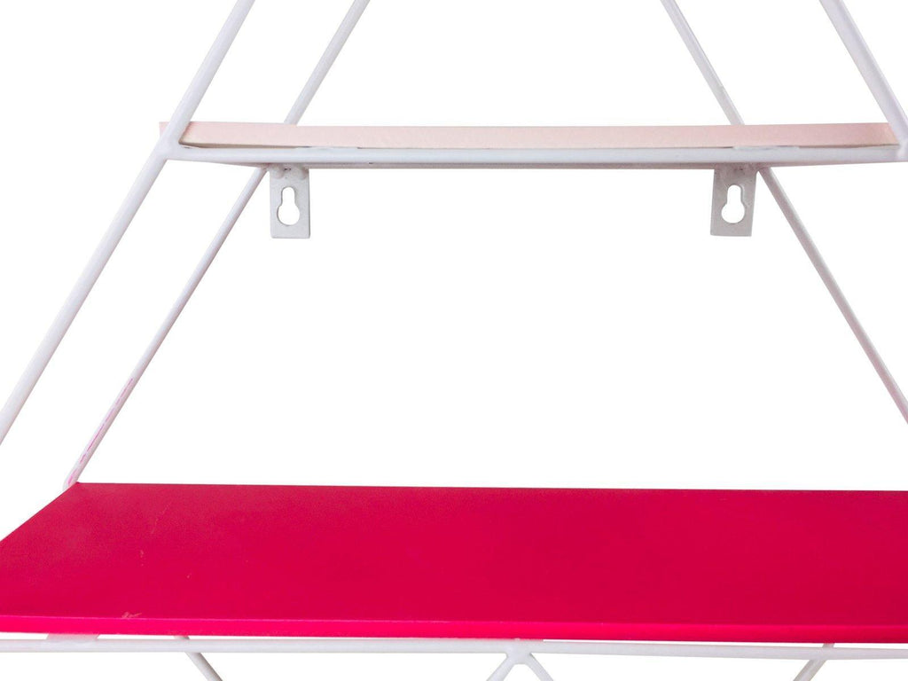 Pink Wire Geometric Shelf Geko Products