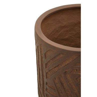 Orsina Terracotta Planter with Textured Design for Indoor and Outdoor Plants