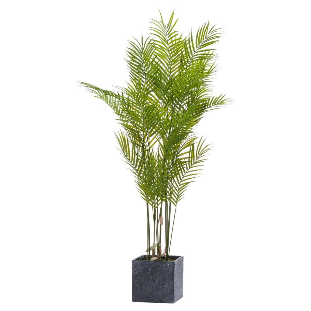 Shades 4 Seasons Realistic Potted Palm Indoor Plant GREEN PLASTIC Shades 4 Seasons