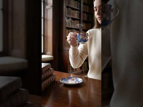 KitchBoom Rosewood Floral Tea Set for Elegant Afternoon Tea