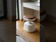 LeisureMod Modern Boyd Dressing Table Stool, Leather