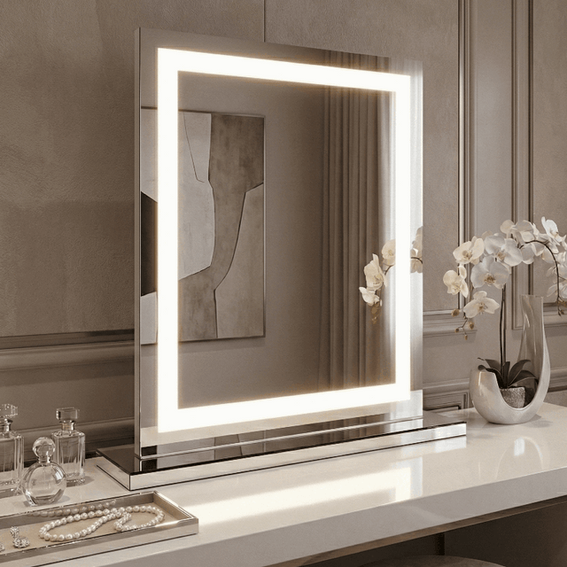 Hollywood Pro Mirror with LED Lights for Enhanced Vanity and Makeup Application