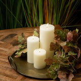 Luxe Collection Natural Glow 3 x 6 LED Cream Candle Shades 4 Seasons