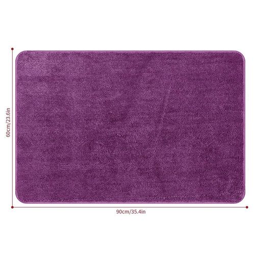 Vinsani Plush Purple Bath Mat for Soft Comfort Vinsani