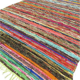 Shades 4 Seasons UK Colourful Indian Rag Rug for Home Decor AW Dropship UK