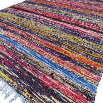 Shades 4 Seasons UK Colourful Indian Rag Rug for Home Decor AW Dropship UK