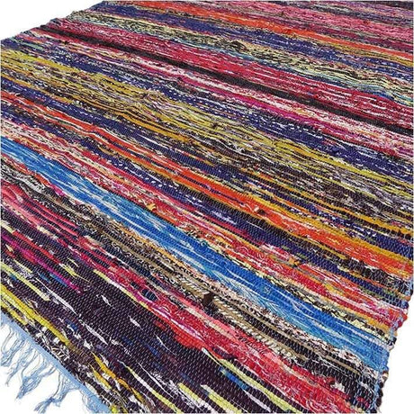 Shades 4 Seasons UK Colourful Indian Rag Rug for Home Decor AW Dropship UK