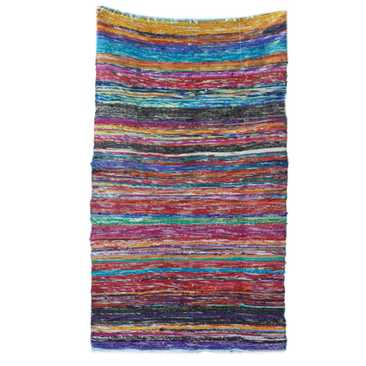 Shades 4 Seasons UK Colourful Indian Rag Rug for Home Decor AW Dropship UK