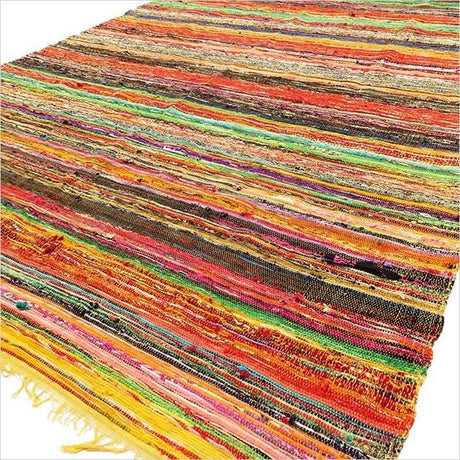Stylish Indian Rag Rug by Shades 4 Seasons AW Dropship UK