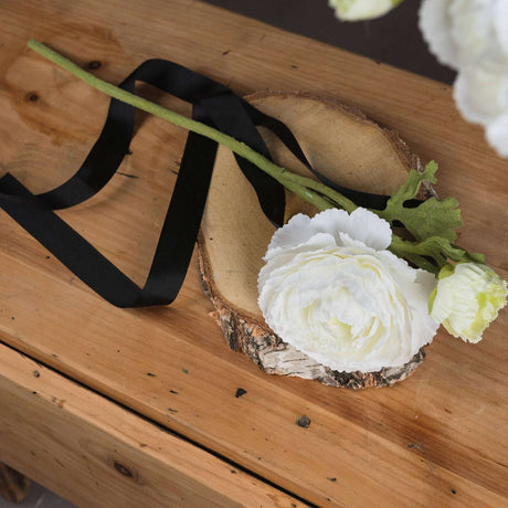 Shades 4 Seasons White Ranunculus Spray - Elegant Spring Stem Shades 4 Seasons
