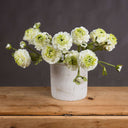 Shades 4 Seasons Artificial Ranunculus Spray Stem GREEN PLASTIC Shades 4 Seasons