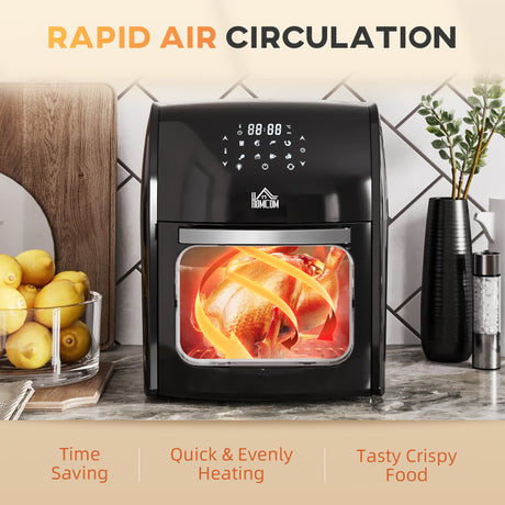 Wise Galleria Air Fryer with Rapid Air Circulation for Quick and Evenly Heated Tasty Crispy Food
