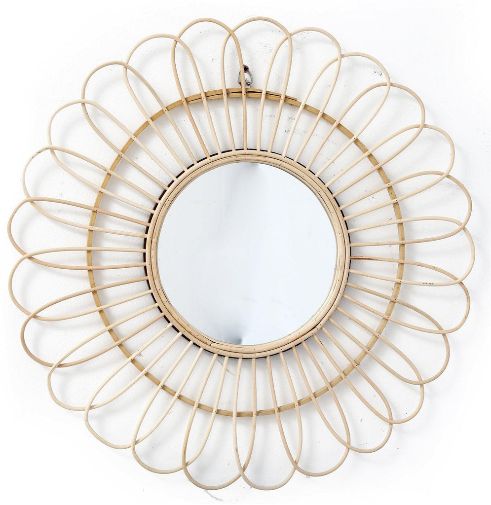 Rattan Mirrors Round 51cm Geko Products