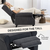 Wise Galleria Recliner Armchair designed for tall individuals with an extended footrest for comfort