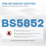 Wise Galleria Recliner Armchair with fire-retardant certification for enhanced home safety