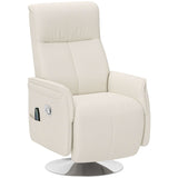 Wise Galleria Recliner Armchair in white with soft upholstery and sleek design for ultimate comfort