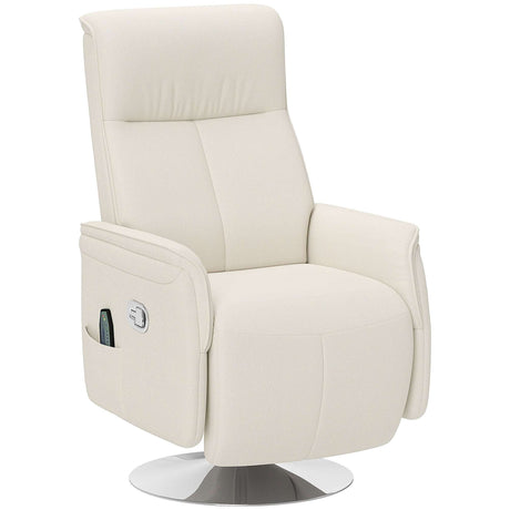 Wise Galleria Recliner Armchair in white with soft upholstery and sleek design for ultimate comfort