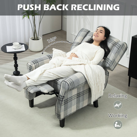 Comfortable Wise Galleria reclining armchair with push back feature, perfect for relaxing and lounging