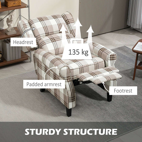 Wise Galleria Reclining Armchair with padded armrests and adjustable headrest for maximum comfort