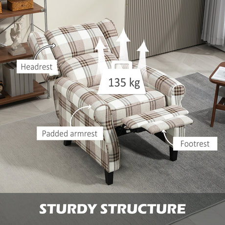 Wise Galleria Reclining Armchair with padded armrests and adjustable headrest for maximum comfort