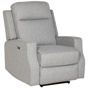 Wise Galleria Grey Reclining Chair with Comfortable Upholstery and Modern Design for Living Rooms