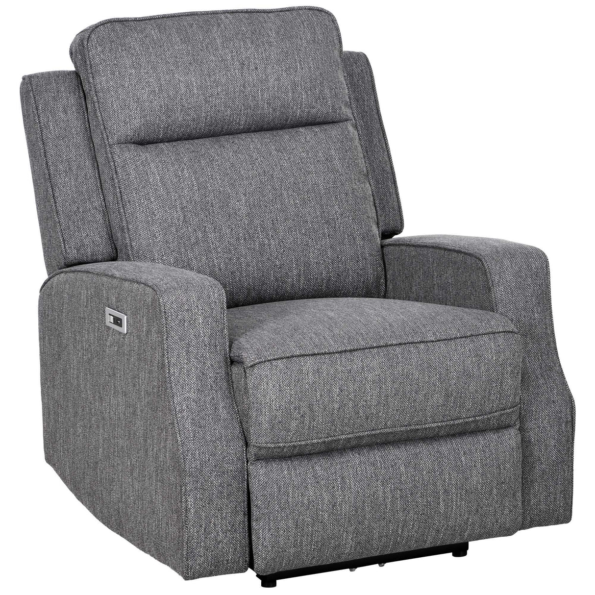Wise Galleria Grey Reclining Chair with Plush Cushioning and Modern Design for Comfortable Living Rooms