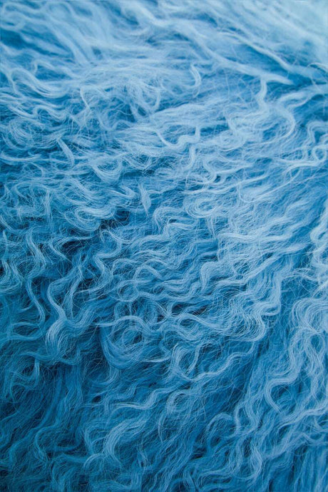 Orsina Soft Blue Rectangular Cushion with a Plush, Textured Surface for Comfort and Style