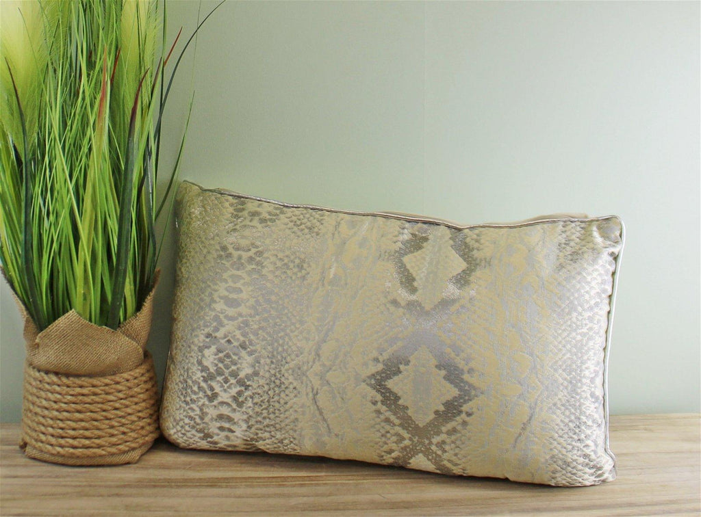 Rectangular Scatter Cushion, Snake Print Design, 30x50cm Geko Products