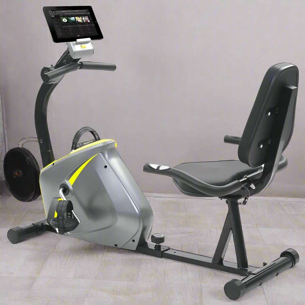vidaXL Magnetic Recumbent Exercise Bike with Pulse Measurement vidaXL