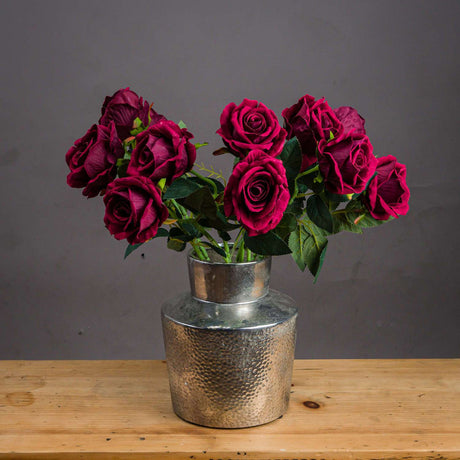 Shades 4 Seasons Artificial Red Rose Single Stem RED PLASTIC Shades 4 Seasons