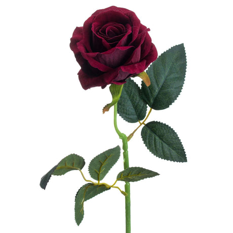 Shades 4 Seasons Artificial Red Rose Single Stem Shades 4 Seasons