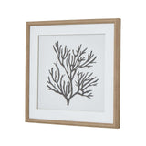 Reef Coral Art Mounted In Beaded Frame Shades 4 Seasons