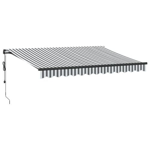 vidaXL Automatic Retractable Awning Burgundy 300x250 cm vidaXL